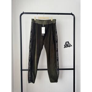 NWT Haider Ackermann Velvet Jogging Tape Pants